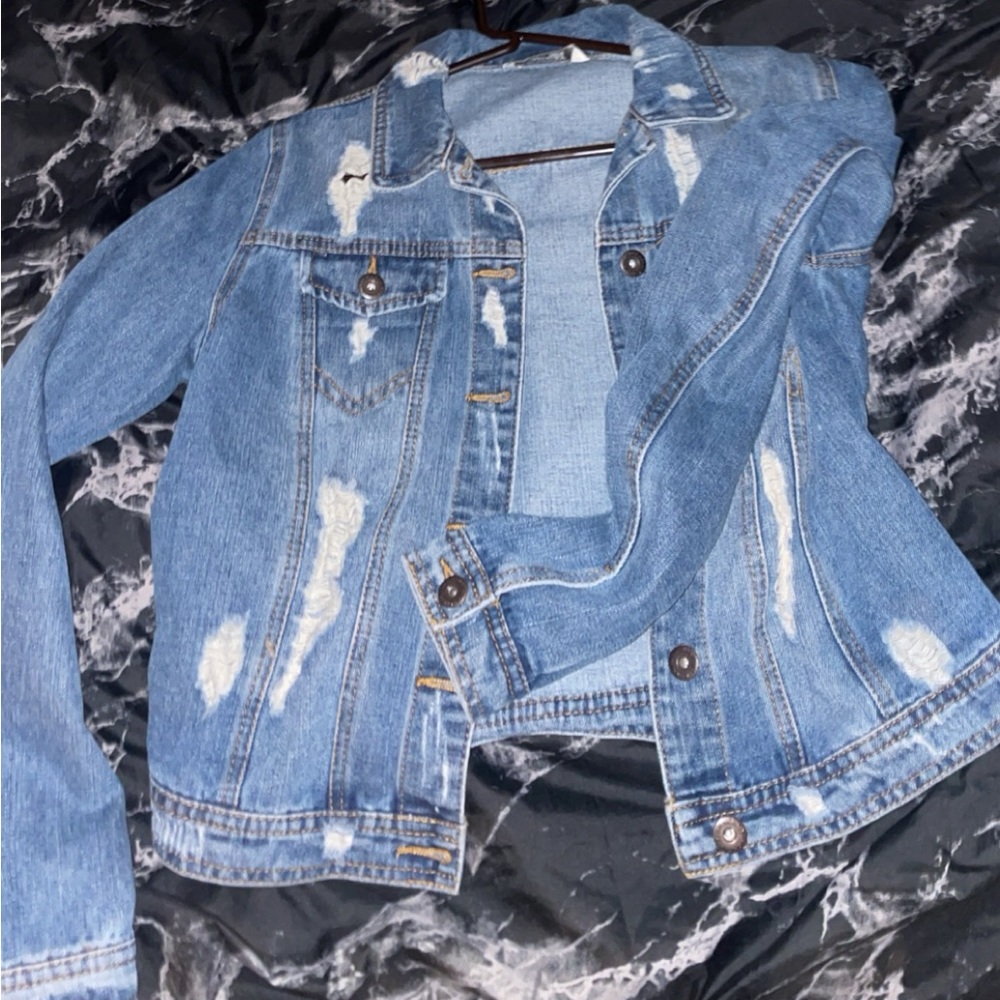 Highway ripped Jean jacket
